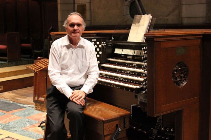 Affiche, Concert d'orgue avec Franck Besingrand – organiste et compositeur