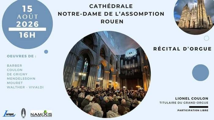 Affiche, Récital d'orgue