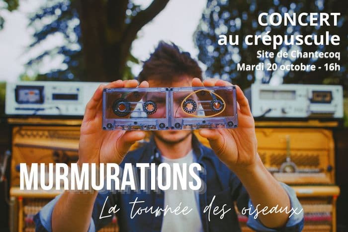 Affiche, Concert au crépuscule "MURMURATIONS" - La tournée des oiseaux