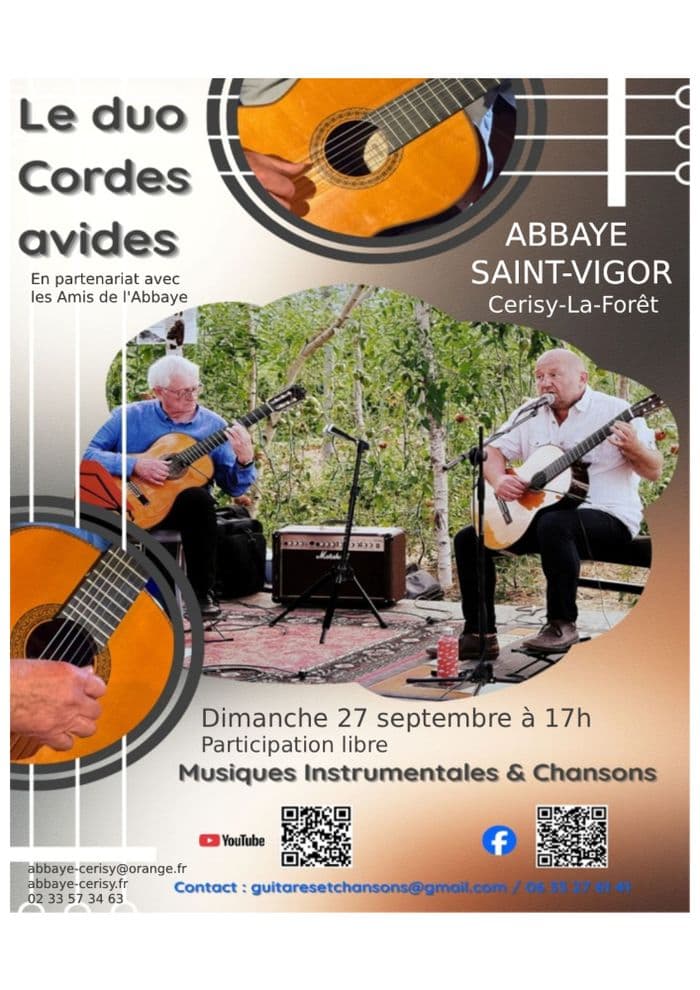 Affiche, Concert DUO Cordes Avides