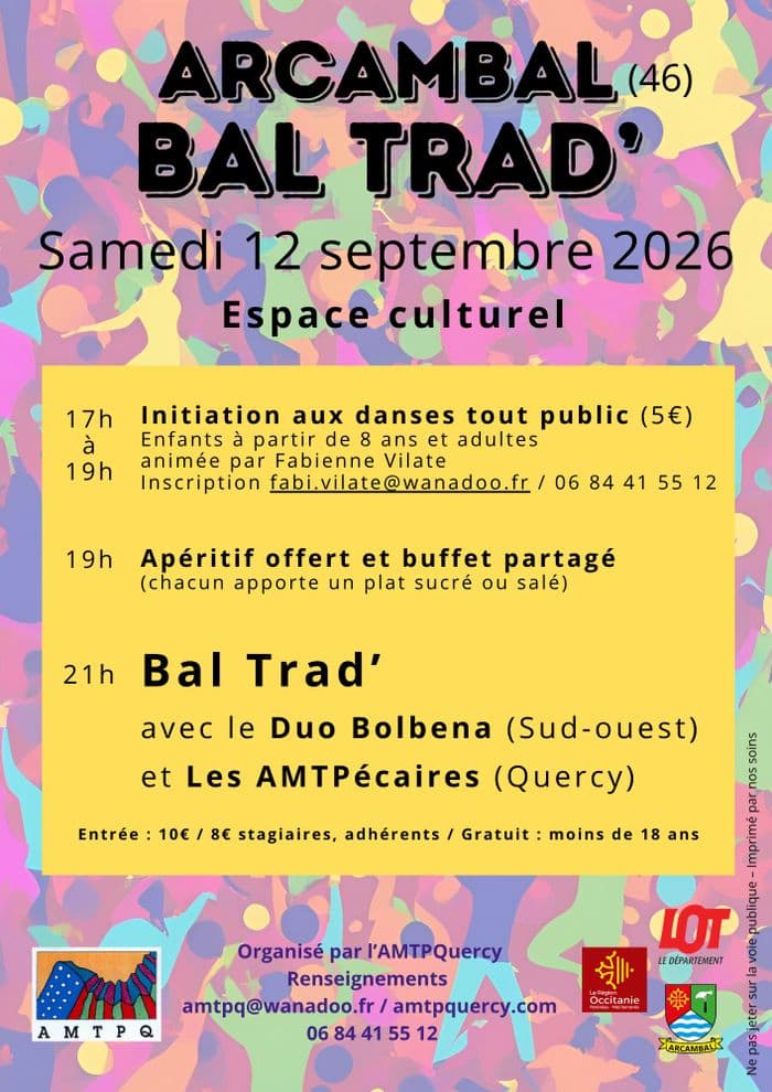Affiche, Bal Trad'