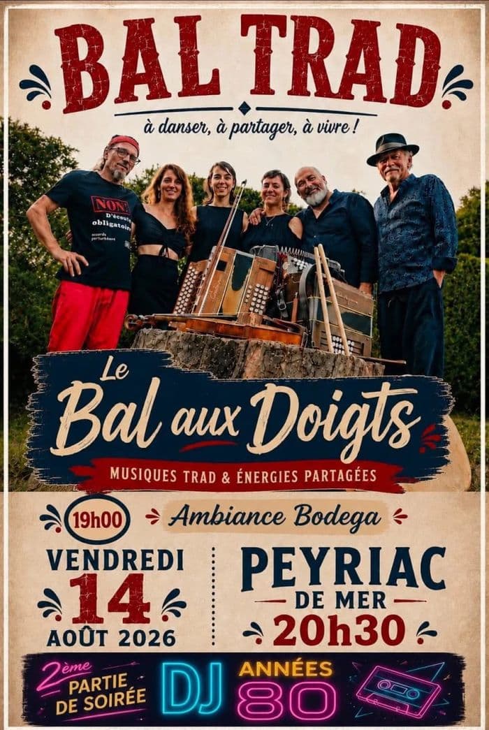 Affiche, Bal Trad - Le Bal aux doigts