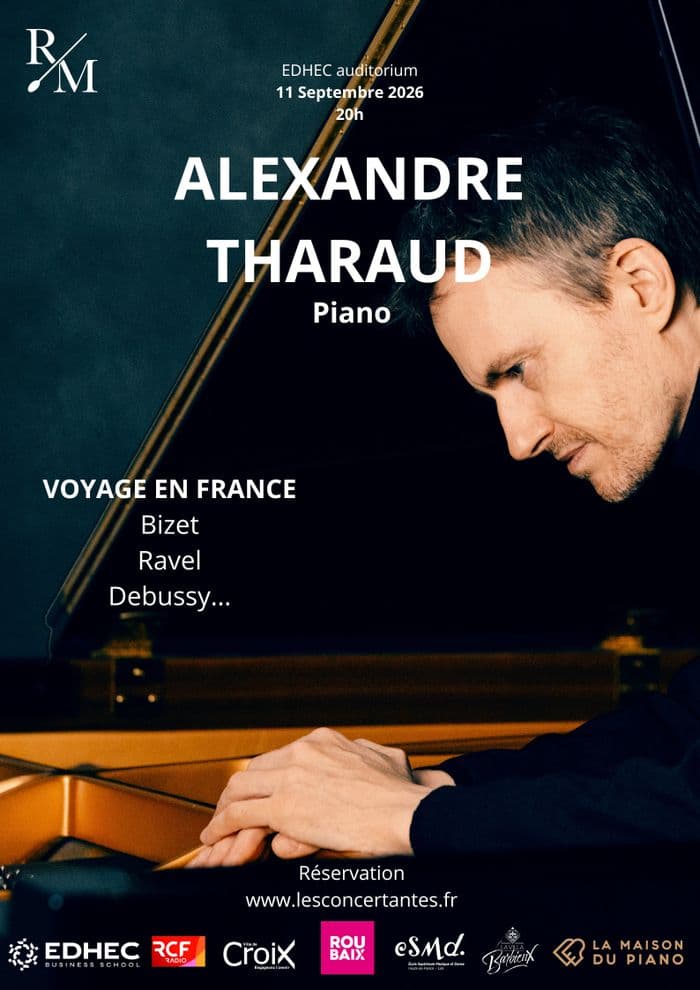 Affiche, Récital piano d'Alexandre Tharaud