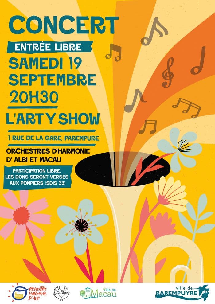 Affiche, 🎶 Concert Exceptionnel à Parempuyre ! 🎶