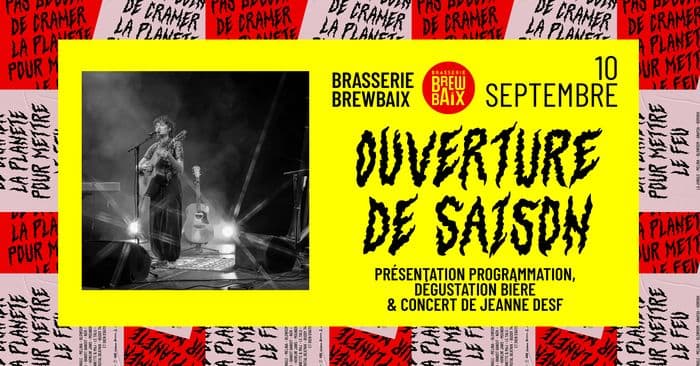 Affiche, Ouverture de saison La Cave aux Poètes