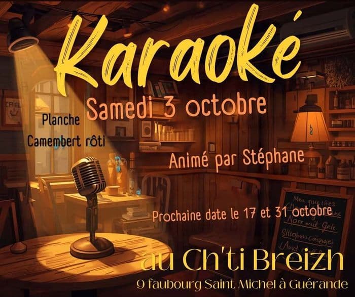 Affiche, Soirée Karaoké