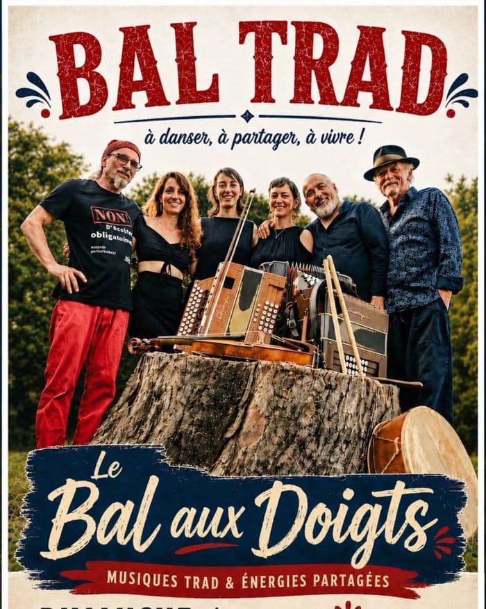 Affiche, Bal Trad - Le Bal aux doigts