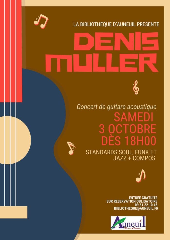 Affiche, Concert acoustique