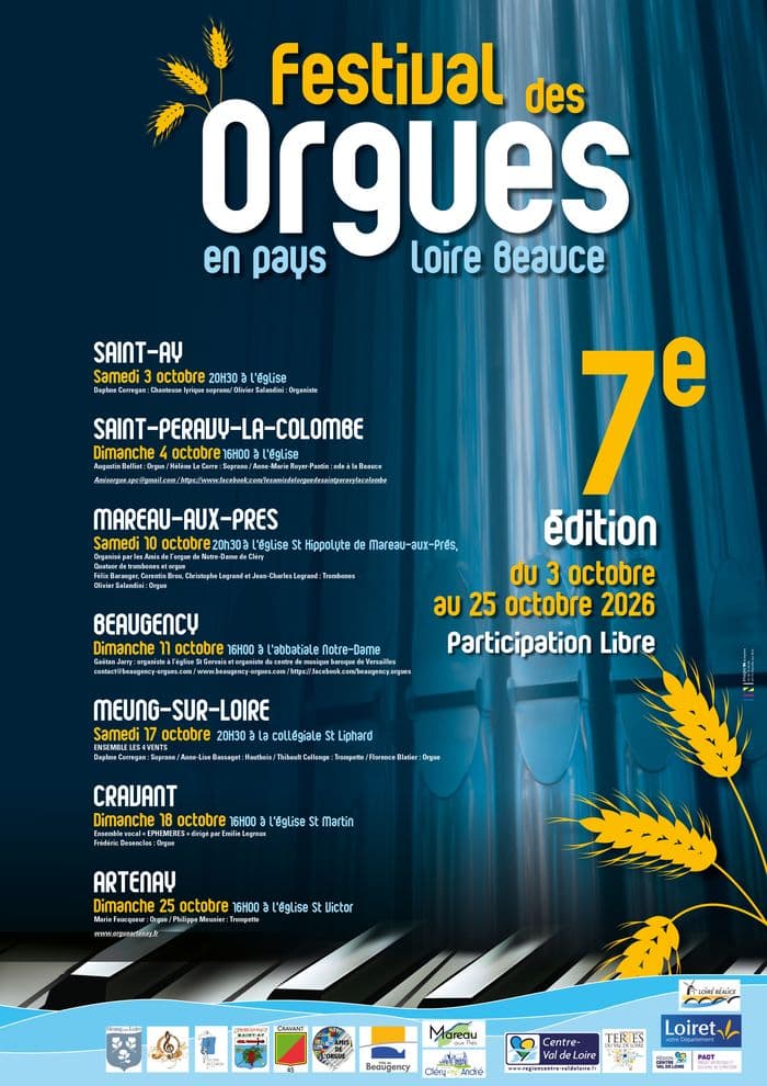 Affiche, Concert d'Orgue