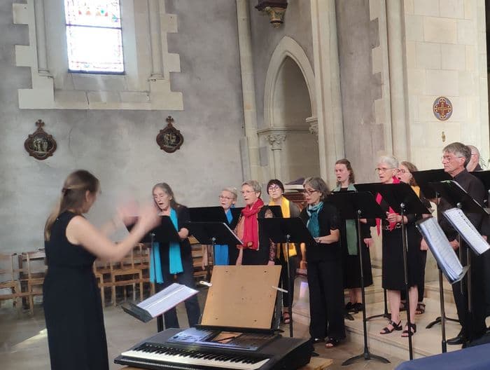 Affiche, Concert de L'ensemble vocal