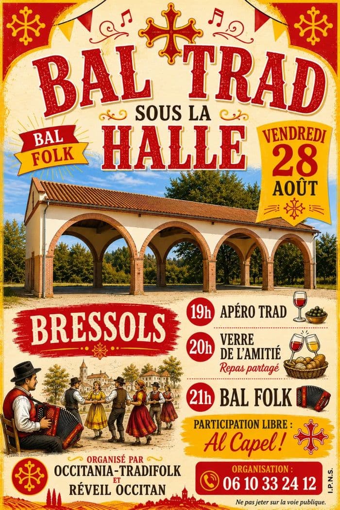 Affiche, Bal d'été sous la Halle