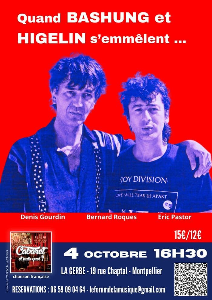 Affiche, Quand Bashung et Higelin s'emmêlent