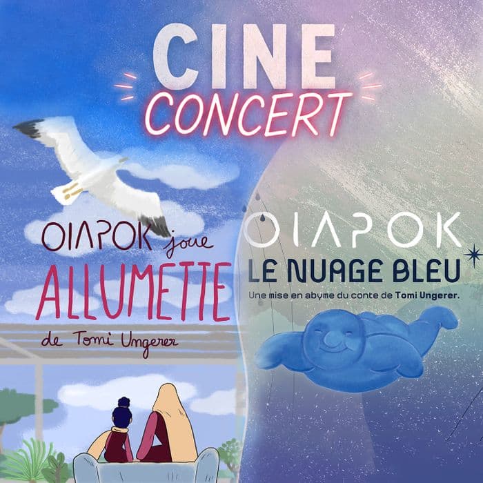 Affiche, Allumette / Le Nuage bleu – Ciné-concert