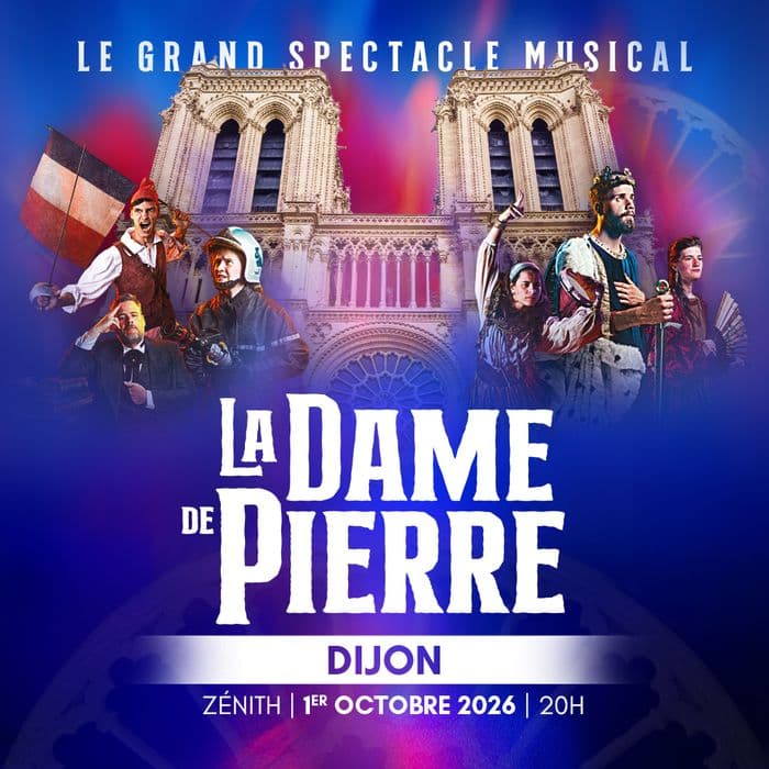 Affiche, La dame de Pierre, le spectacle musical
