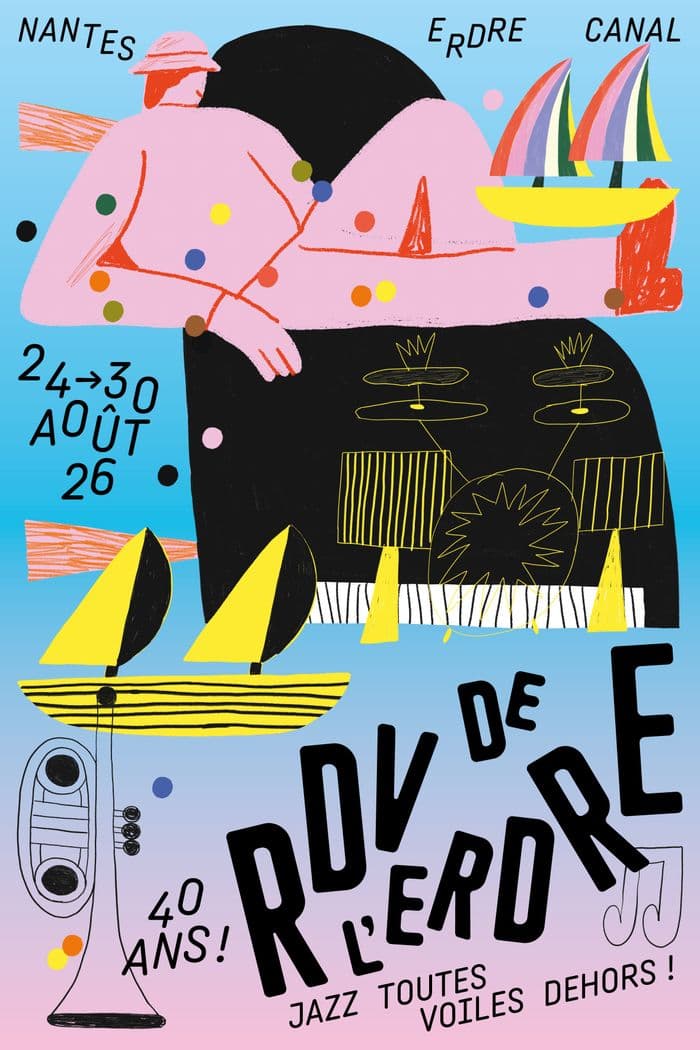 Affiche, Les Rendez-vous de l'Erdre - Tournée des Batignolles