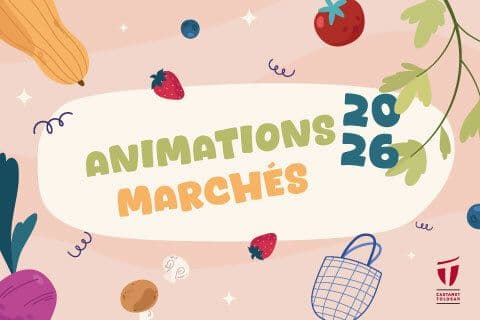Affiche, Animations marchés - Mangez, bougez !