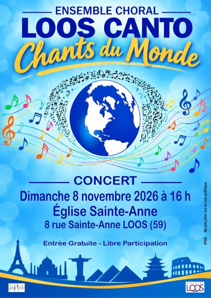 Affiche, Loos Canto en concert