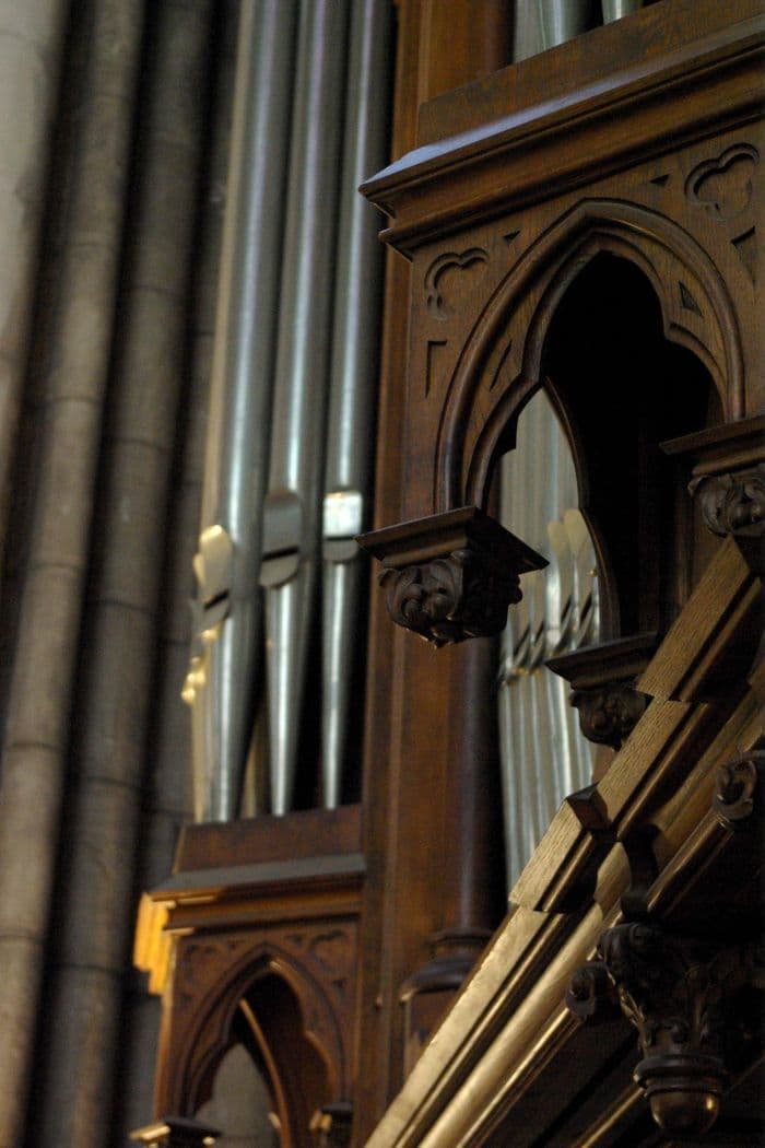 Affiche, Présentation du grand orgue Merklin