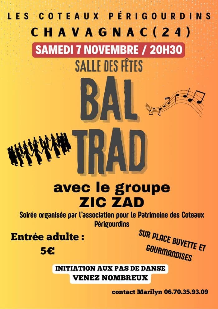 Affiche, Bal Trad