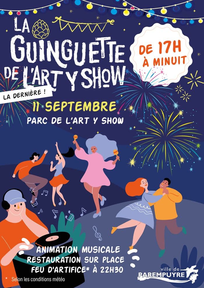 Affiche, 🏖️ GUINGUETTE DE L’ART Y SHOW 🍕