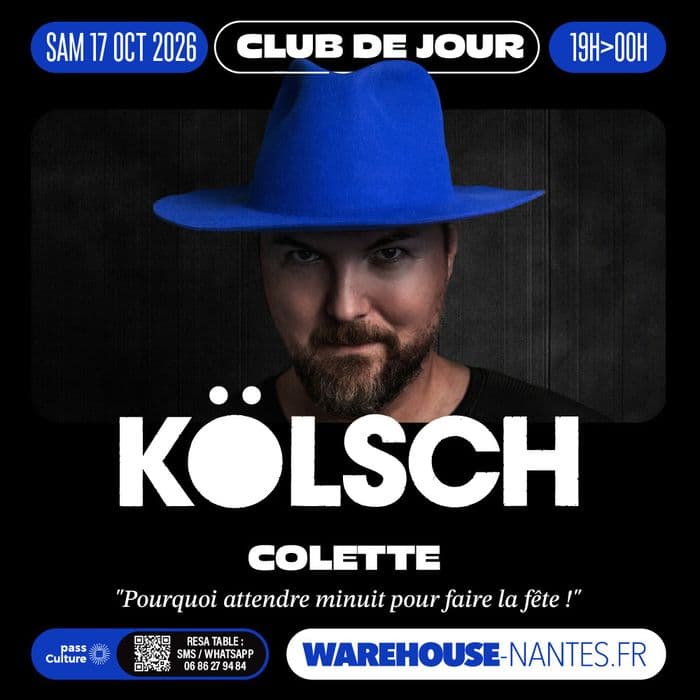 Affiche, Club de Jour invite KÖLSCH