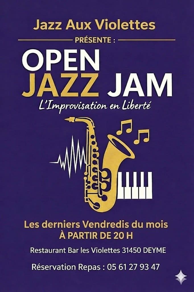 Affiche, Open Jazz Jam avec Nolacoustik