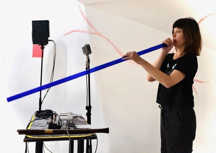 Affiche, Duo de musique improvisée : Patrick Guionnet / Xuan Mai Dang