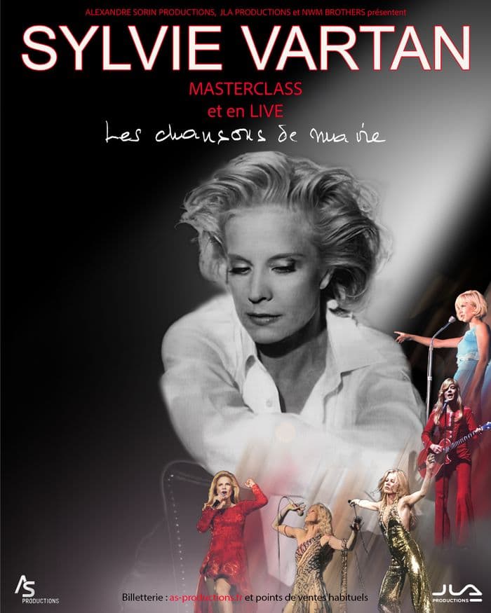 Affiche, Sylvie Vartan - Ma vie en chansons, avec vous...