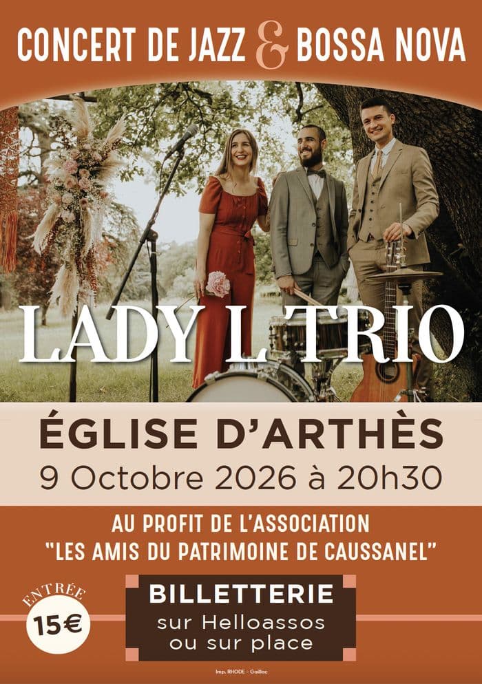 Affiche, Concert de jazz et Bossa Nova