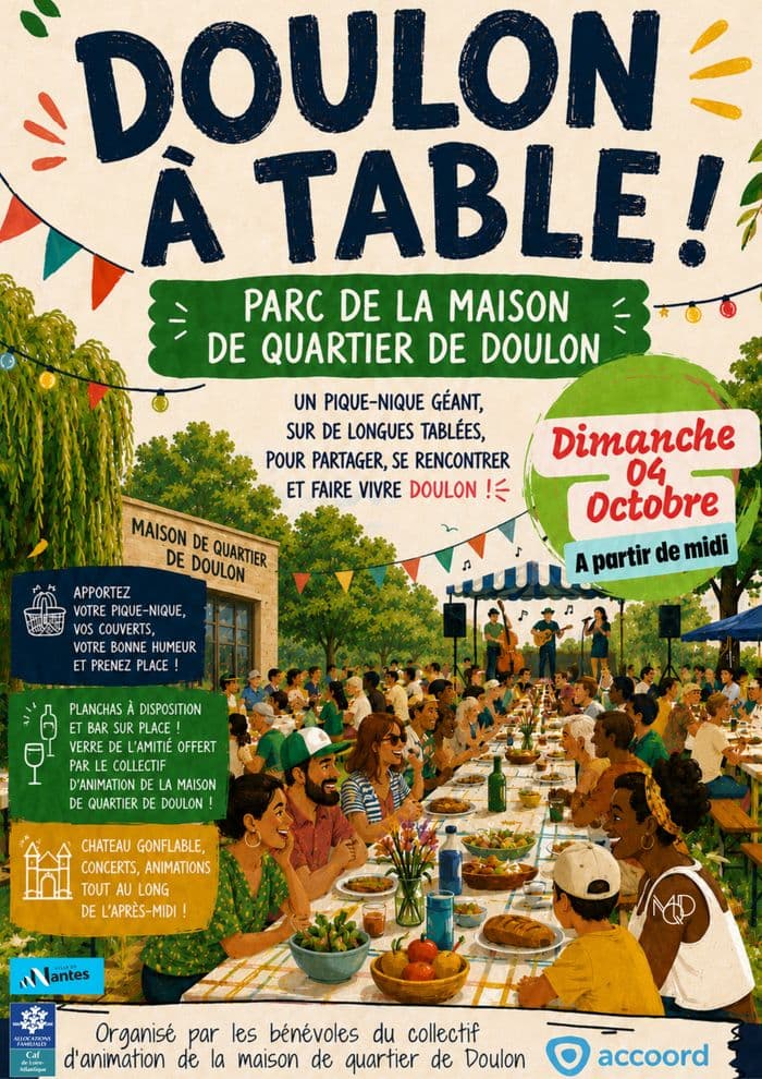 Affiche, Doulon A Table
