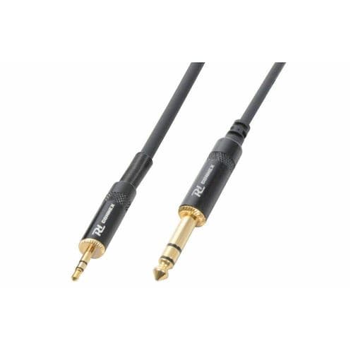 Power Dynamics PD Connex Câble Audio Cordon Jack 3,5 Mâle Stéréo/Jack