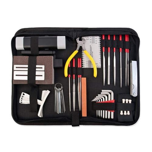 docooler outils de réparation de guitares professionnelles Kit d entretien de basses électriques Guitares Outils d entretien