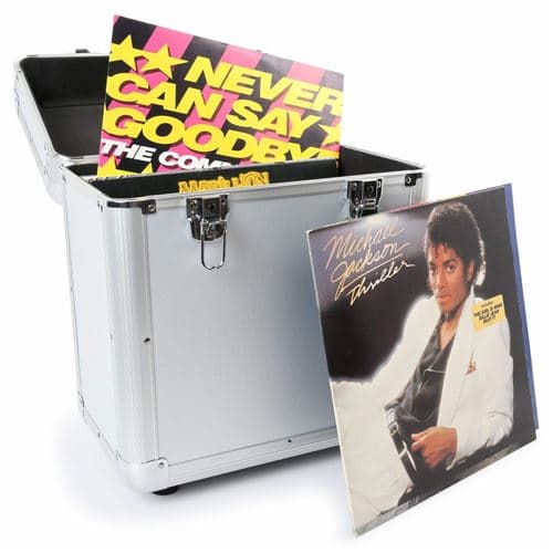 Power Dynamics RC80 Valise Vinyles 24 x 35 x 39,5cm Argent