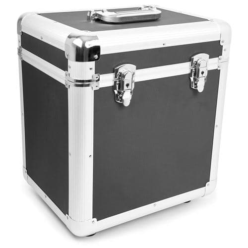 Power Dynamics RC100 Valise vinyles 31 x 35,5 x 39 cm Noir, 12 pouces, construction très robuste, poignées intégrées