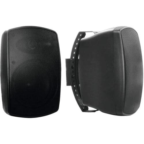 Omnitronic OD-5 set d enceintes passives 2 voies pour l extérieur, noir