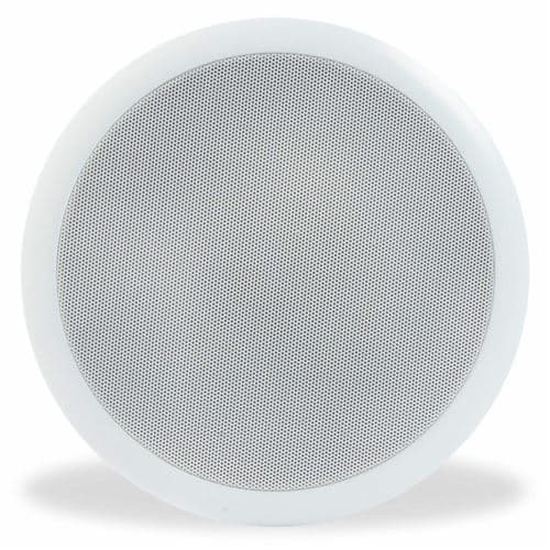 Power Dynamics CSPB8 Haut-parleur de plafond, livré à l unité, 8" 100 Volts / 8 ohms, 15 Watts, blanc, 235ø x 90