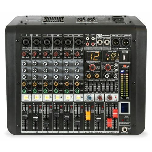 Power Dynamics PDM-M604A Amplifiée 6 Canaux, USB MP3 et