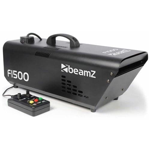 BEAMZ Fazer F1500 brouillard professionnelle, 1500 Watts, machine à brouillard avec télécommande, contrôle DMX