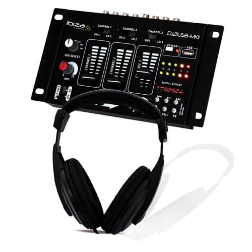 Ibiza Sound Sono + table de mixage DJ21-USB-MKII