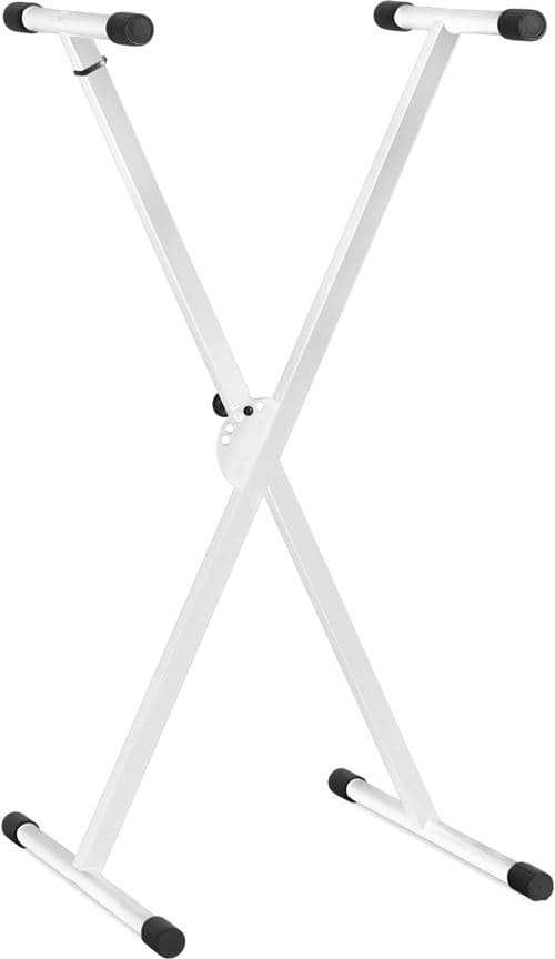 Classic Cantabile Support de Clavier en X en blanc