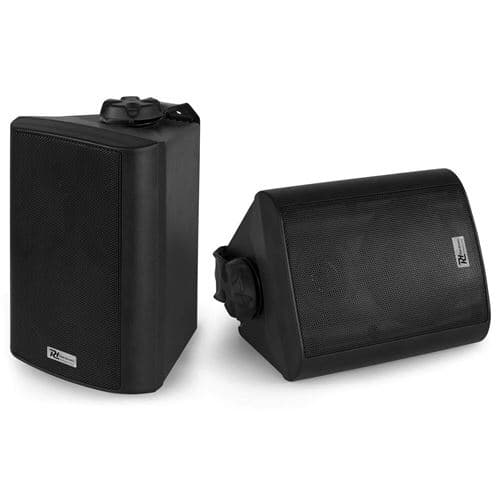 Power Dynamics BC40V Enceinte PUBLIC ADRESS V/8 Ω, 100W, 4, Intérieur et Extérieur IPX5, (PAIRE), Noir