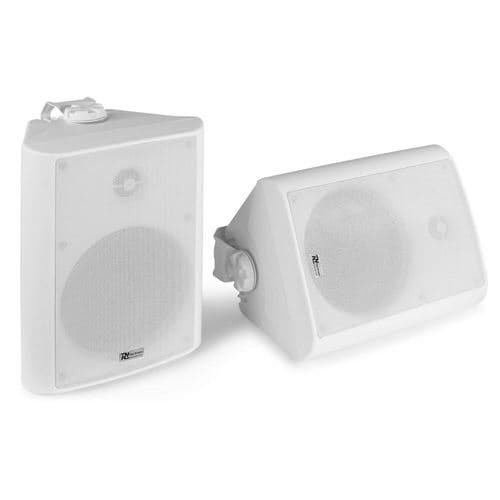 Power Dynamics BC65V Haut-Parleurs, 150 Watts, 6,5, Étanches Blanc