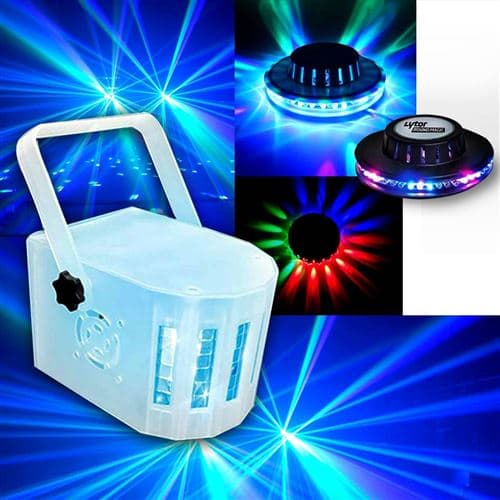 Lytor DERBY Kolor EFFET LIGHT 4 LED RVBW + Roundmagic effet OVNI