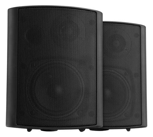 Pronomic USP-660 BK paire HiFi haut-parleurs muraux enceinte noire 240 Watt