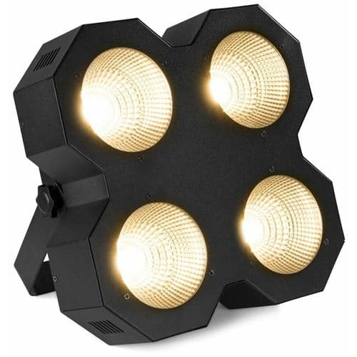 BEAMZ SB400 Stage Blinder Stroboscope 4x50 W blanc chaud DMX noir