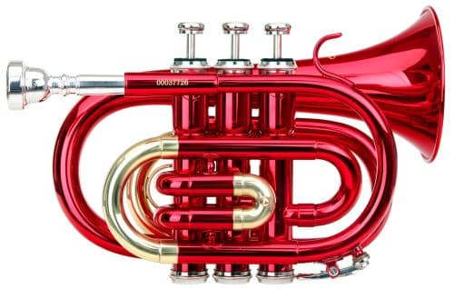 Classic Cantabile Brass TT-400 B-trompette de poche rouge