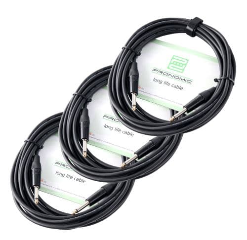 Pronomic Stage INST-6 câble instrument noir
