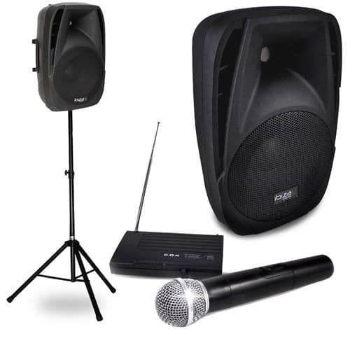 Ibiza Sound sono portable Enceinte amplifiée 150W, BT 8