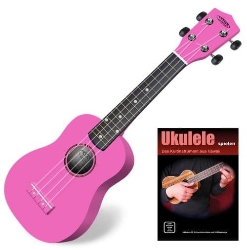 Classic Cantabile Soprano US-100 PK Ukulélé rose