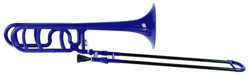 Classic Cantabile MardiBrass trombone ténor Sib/F en plastique bleu